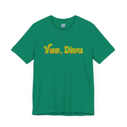 YES, DIVA – Garment‑Dyed Tee