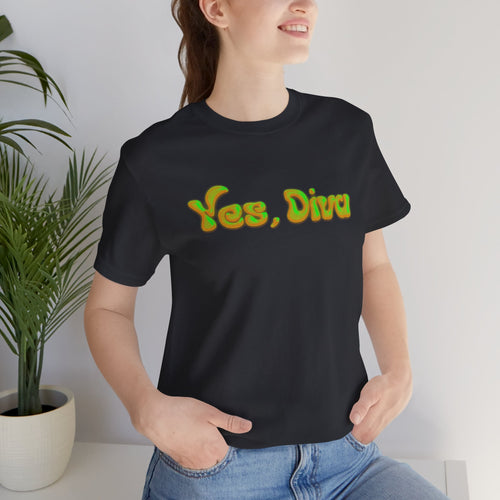 YES, DIVA – Garment‑Dyed Tee