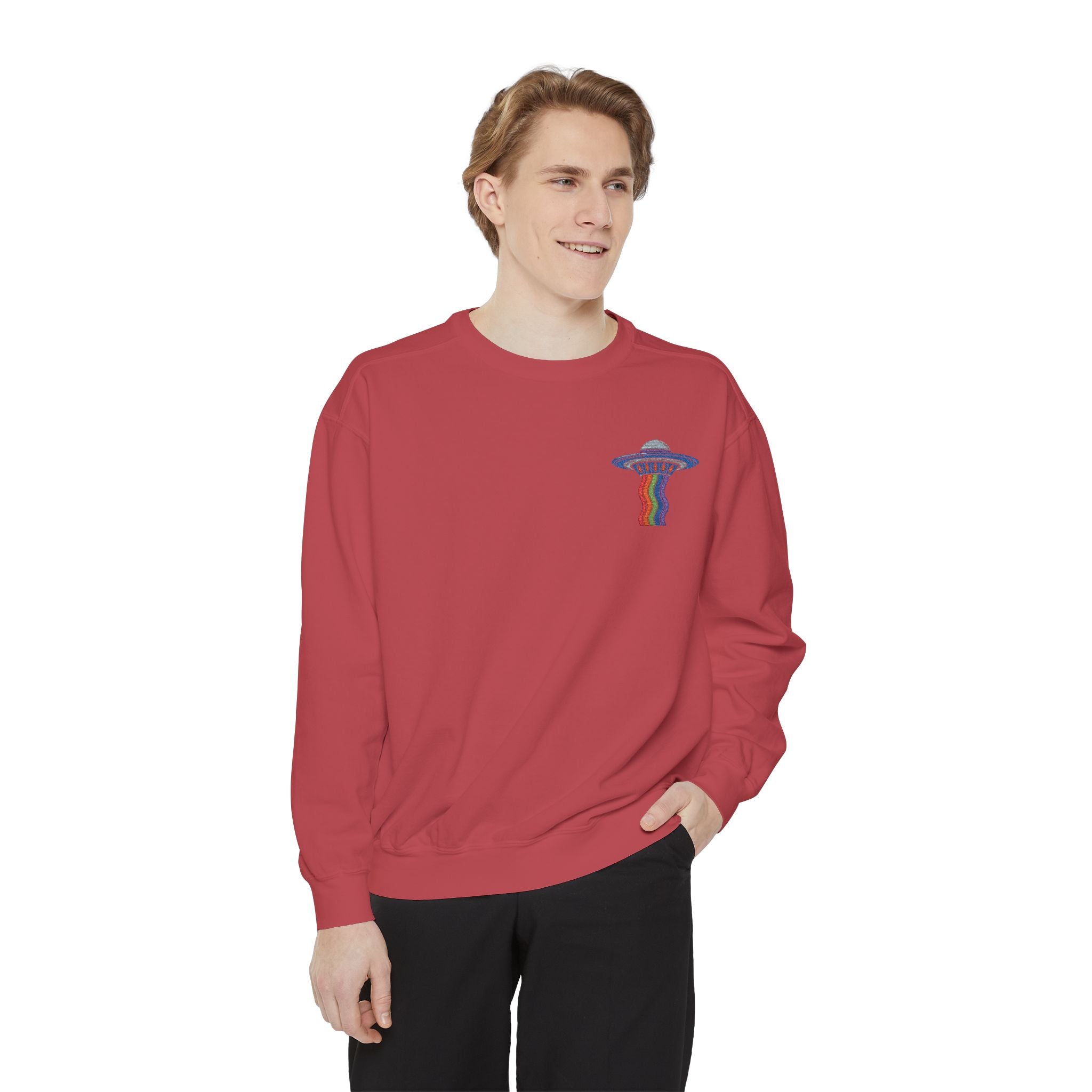 Garment-Dyed Sweatshirt – Casual Comfort
