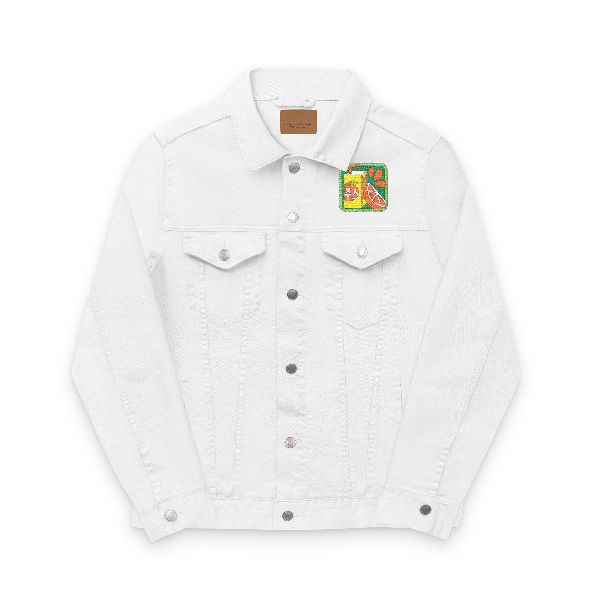 Embroidered Denim Jacket – Classic with Attitude