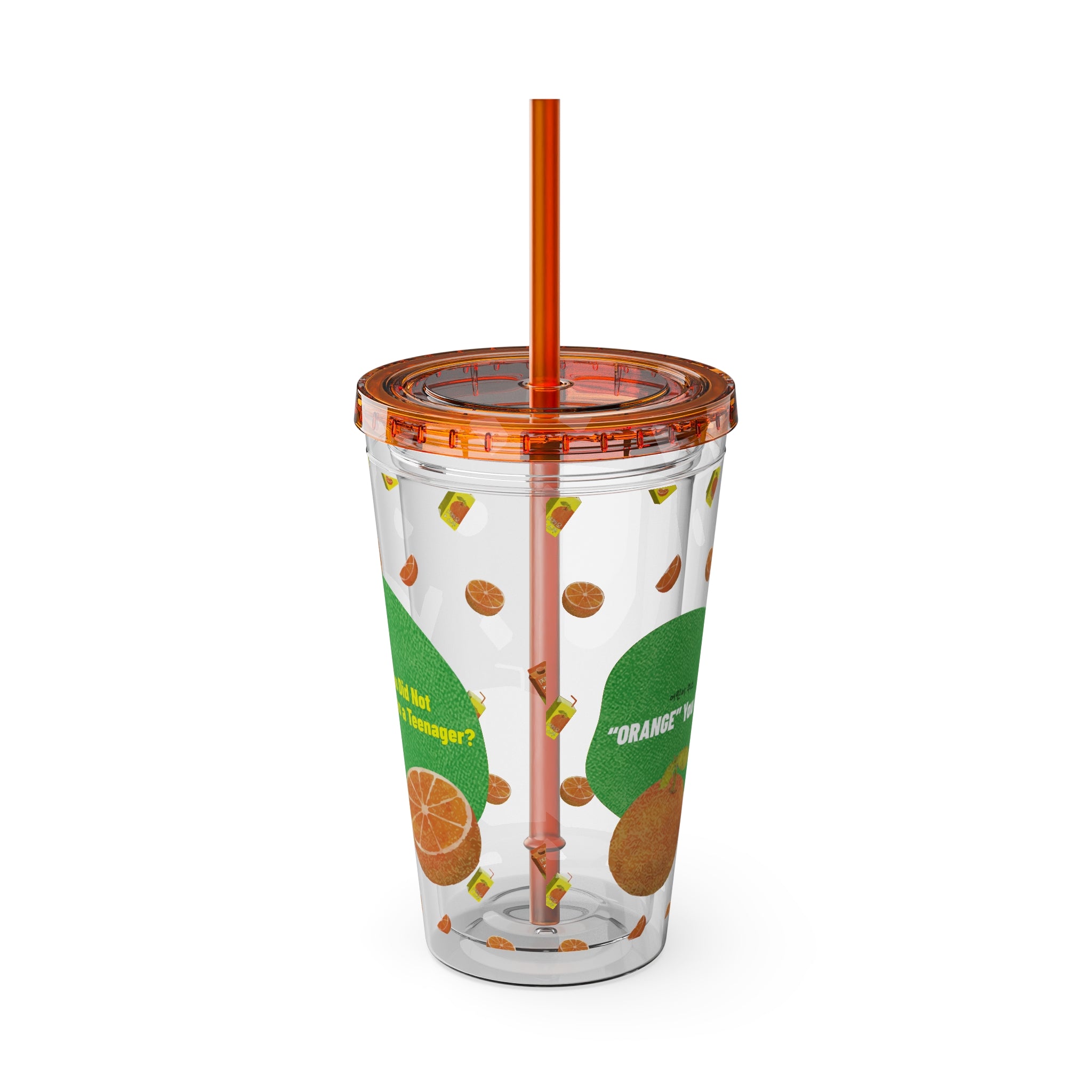 Orange Juice Tumbler – 16oz