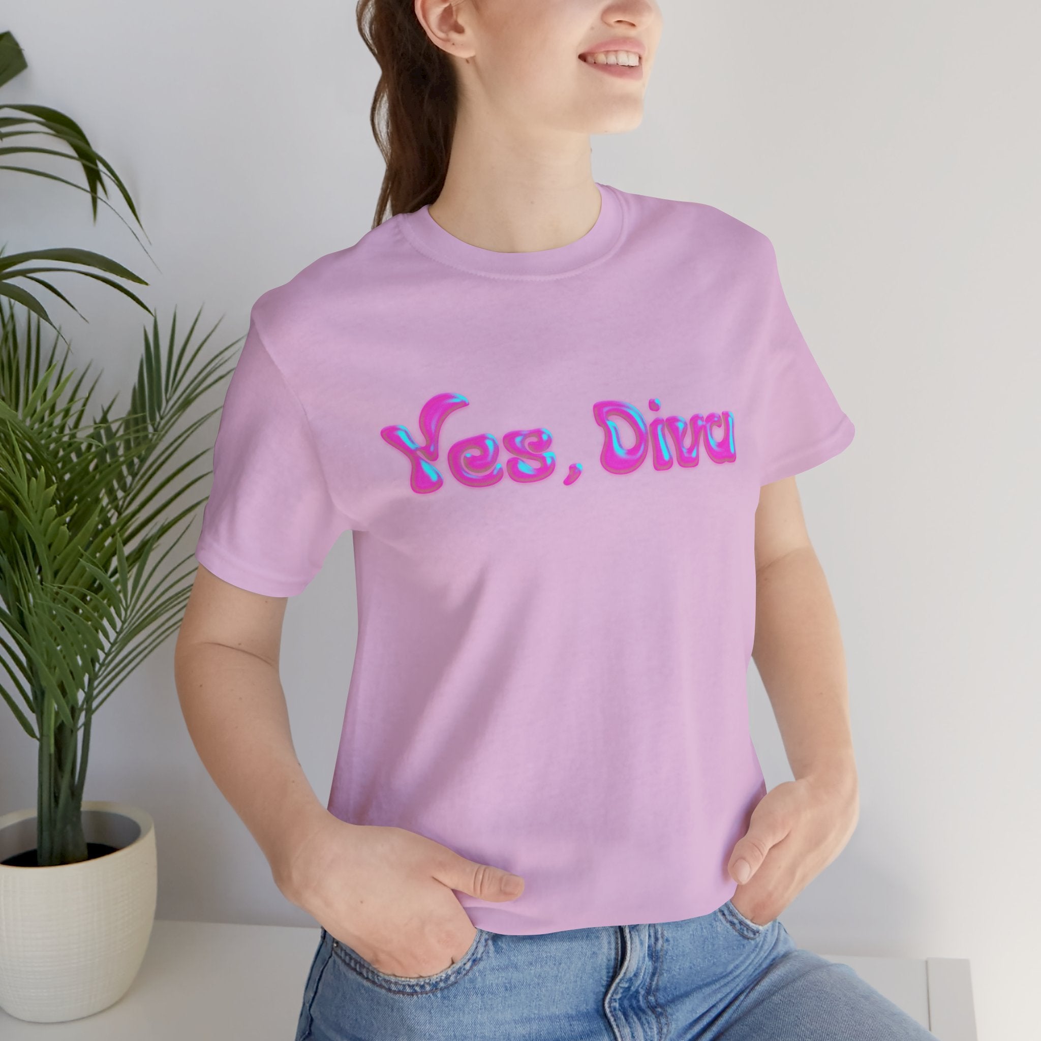 YES, DIVA – Garment‑Dyed Tee