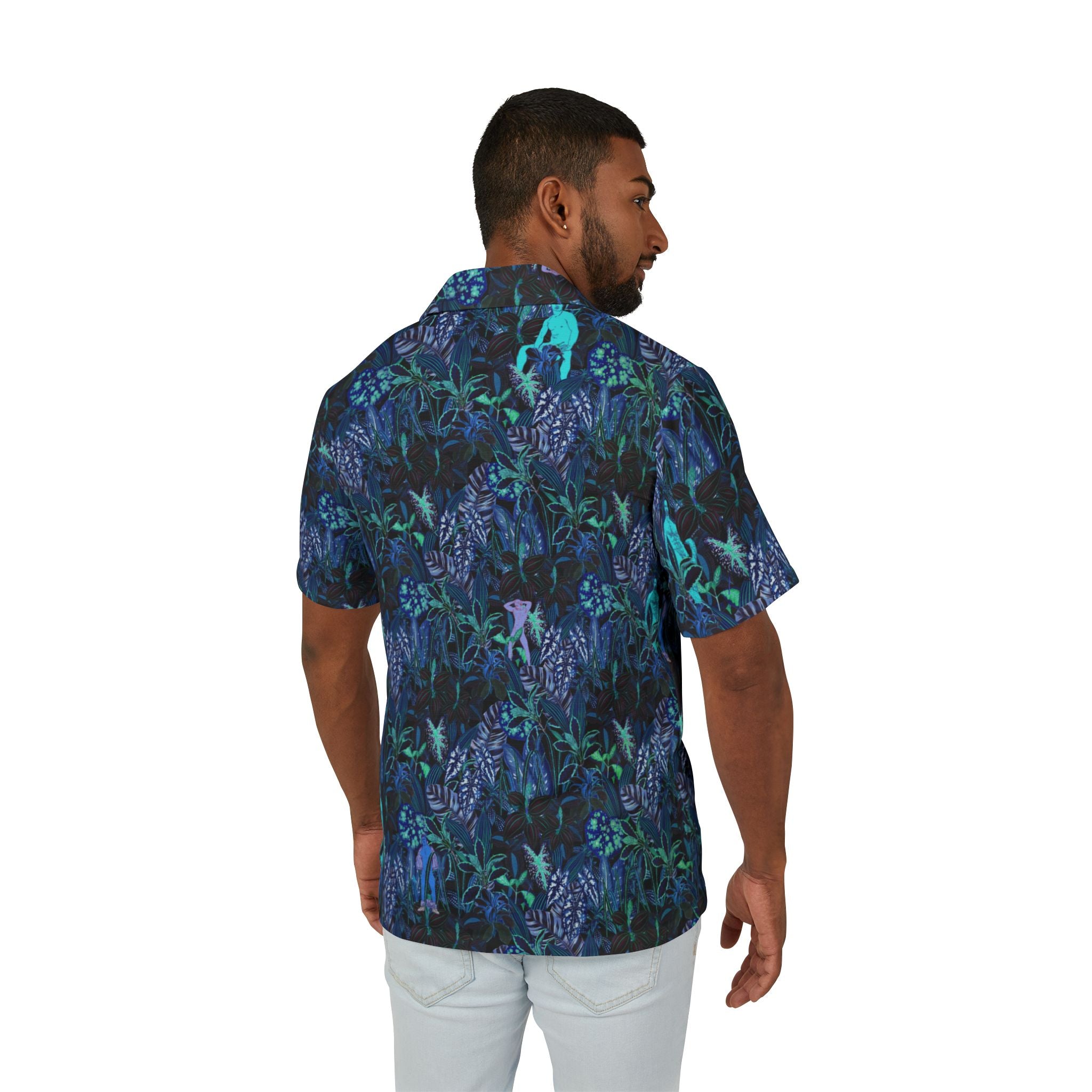 Men’s Hawaiian Camp Shirt – Tropical Drama