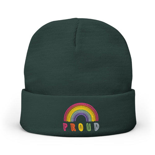 Knit Beanie – Embroidered, Cozy, Unapologetic