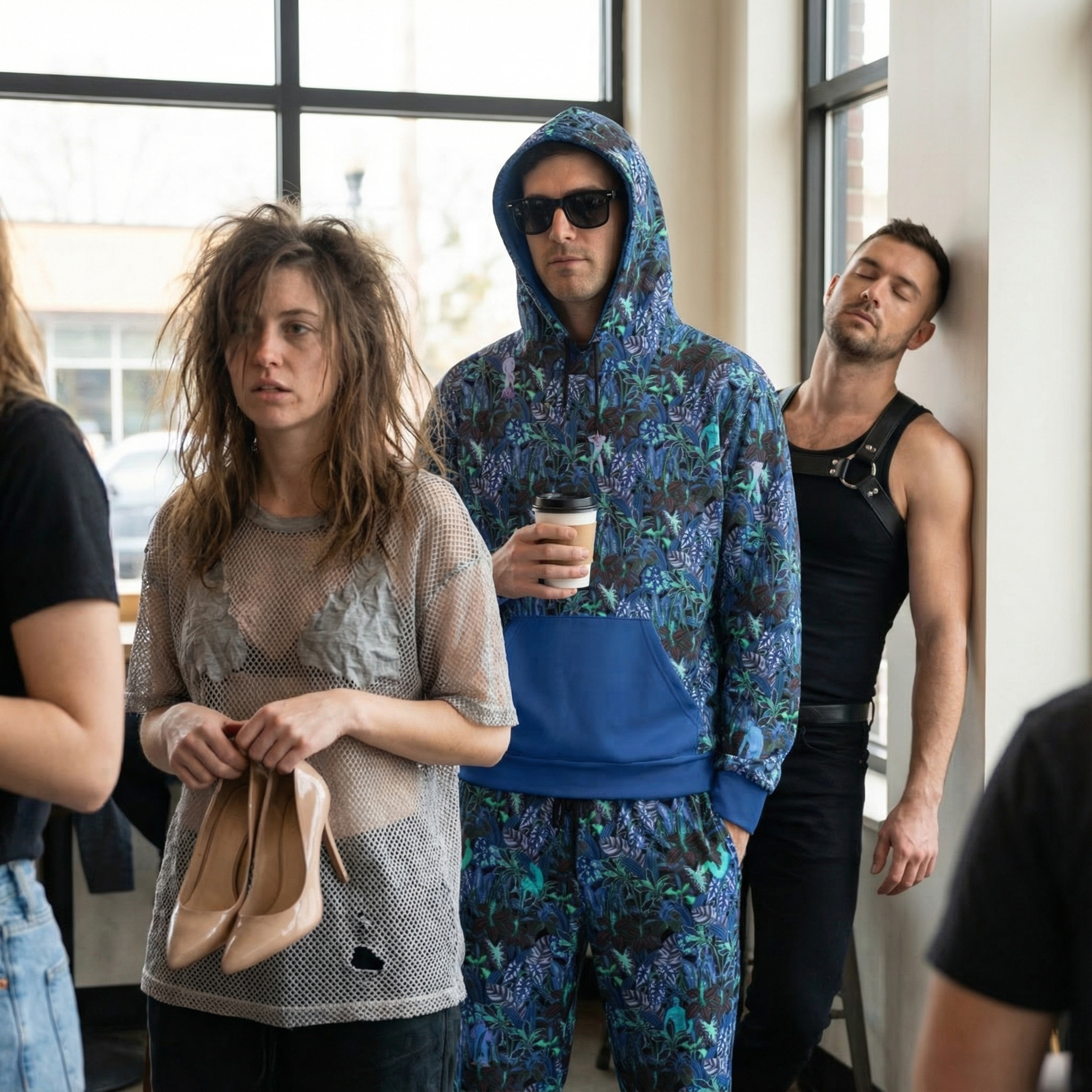 Hidden Hunks Matching Loungewear Set