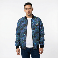 Bomber Jacket – Tropical Print, Street Attitude