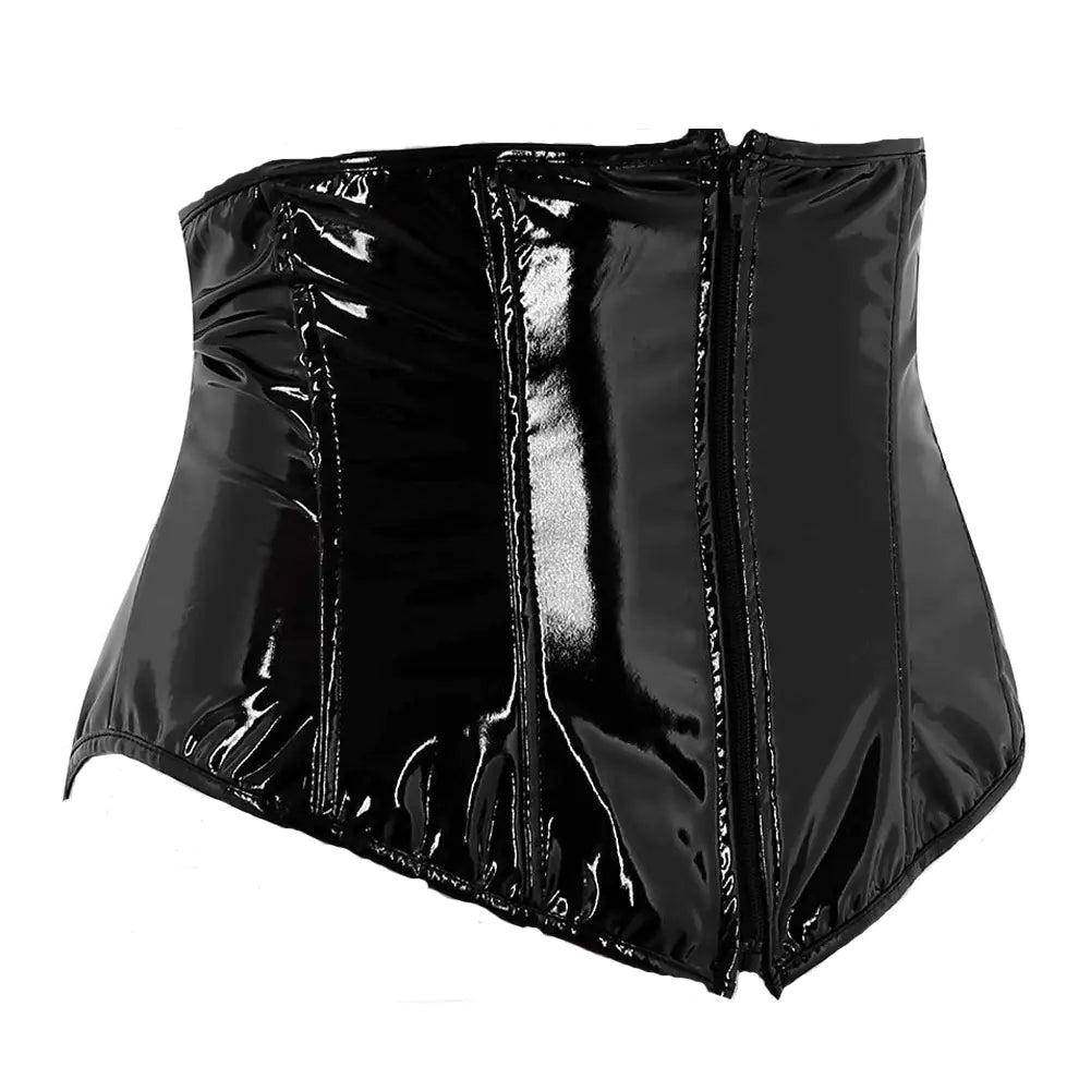 PU Leather Waist Clip Corset