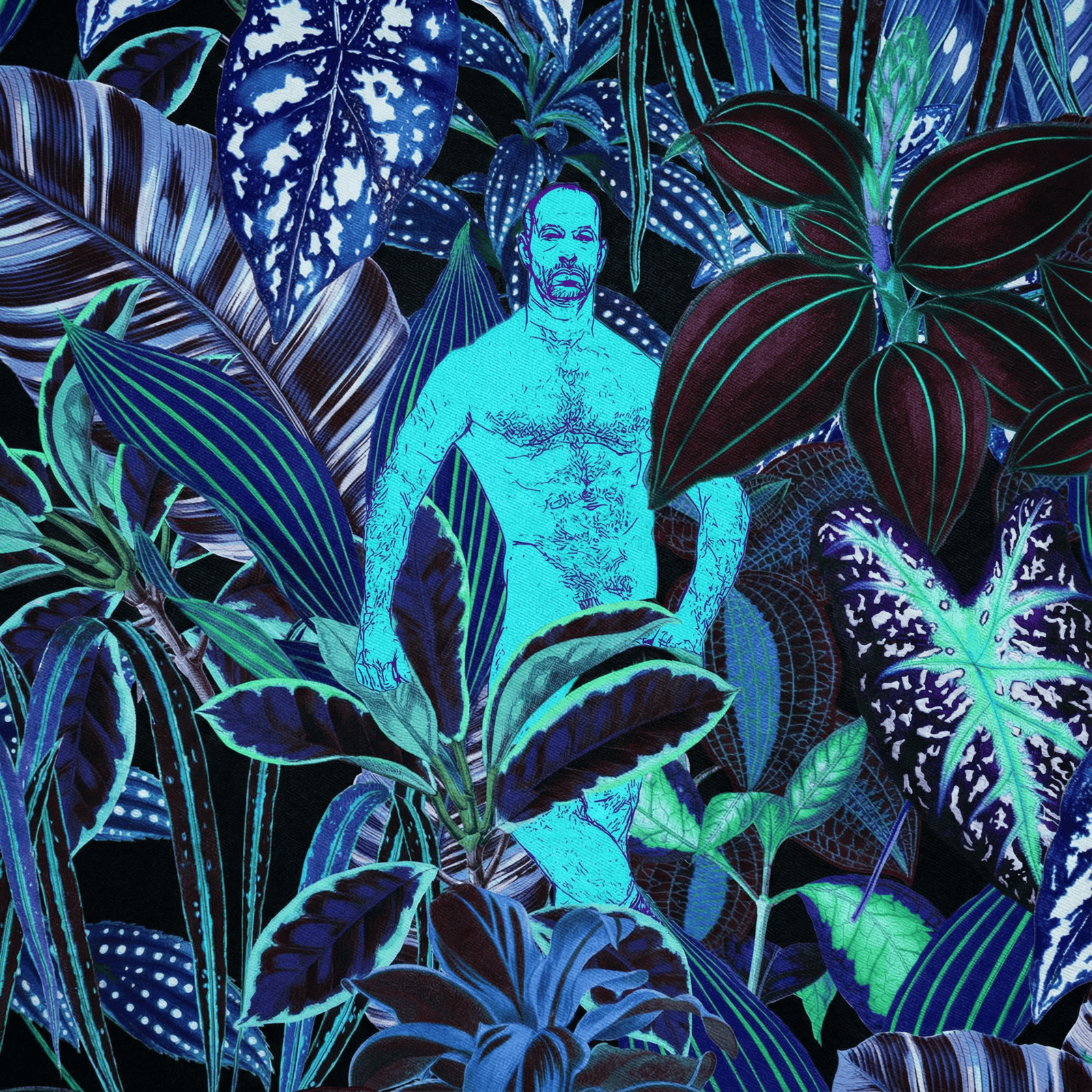 Hidden Hunks – Tropical Jungle Tee