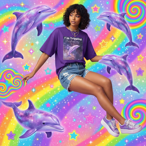 I’m Tripping the F*ck Out – Dolphin Tee