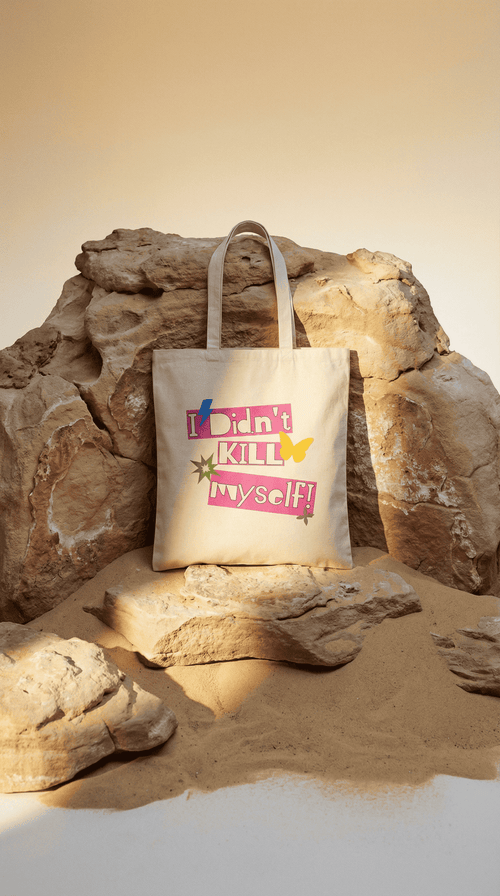 Retro Floral Tote – Eco-Friendly Carryall