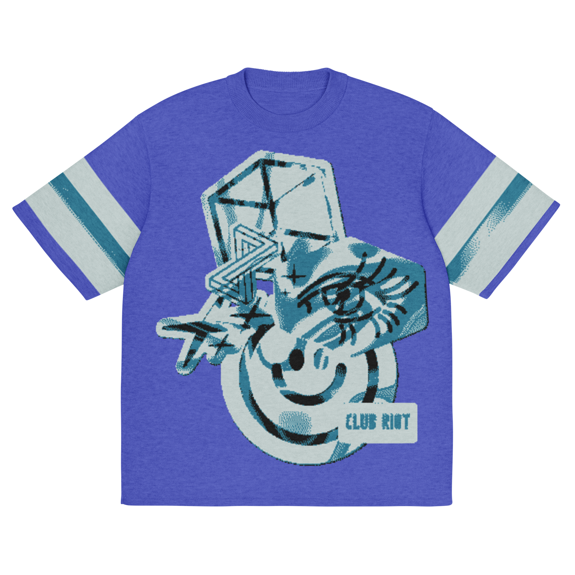 Holographic Sticker Knitted classic tee