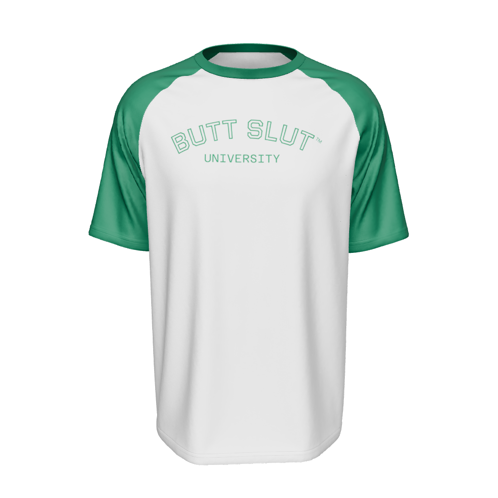 Raglan Tee – Casual Chaos, Sporty Sleeves