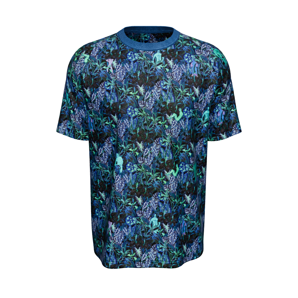 "Hidden Hunks" Tropical Jungle Tee