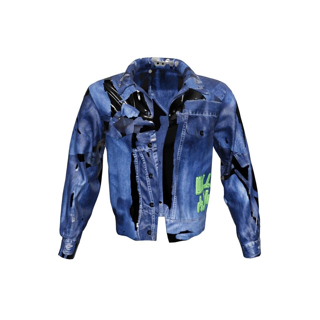 Denim Jacket – Embroidered Attitude