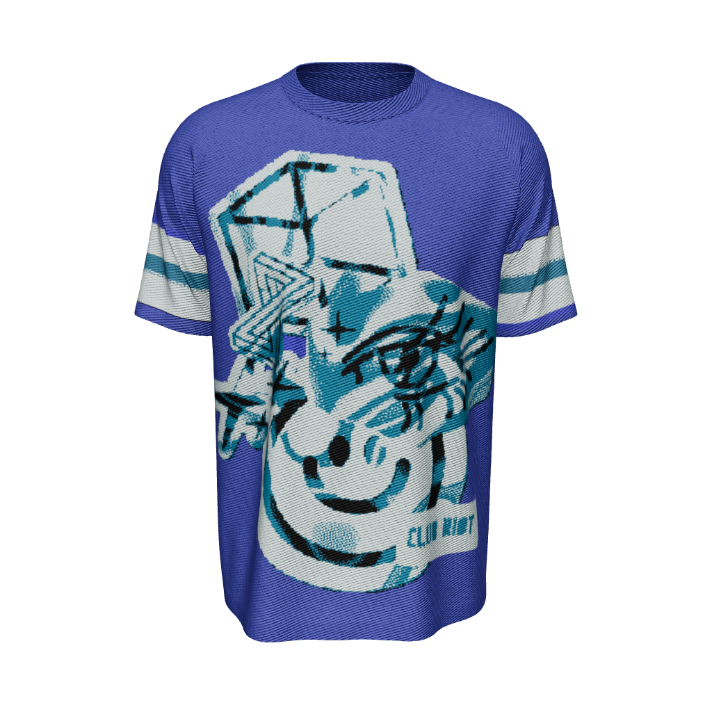 Holographic Sticker Knitted classic tee