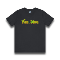 YES, DIVA – Garment‑Dyed Tee