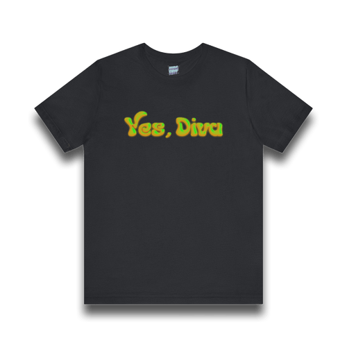 YES, DIVA – Garment‑Dyed Tee