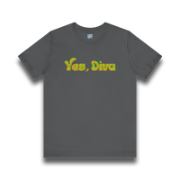 YES, DIVA – Garment‑Dyed Tee