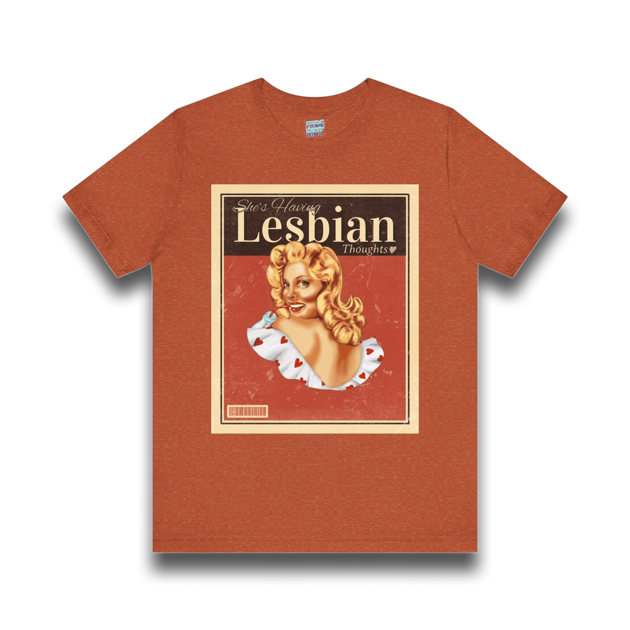 She’s Having Lesbian Thoughts – Retro Tee