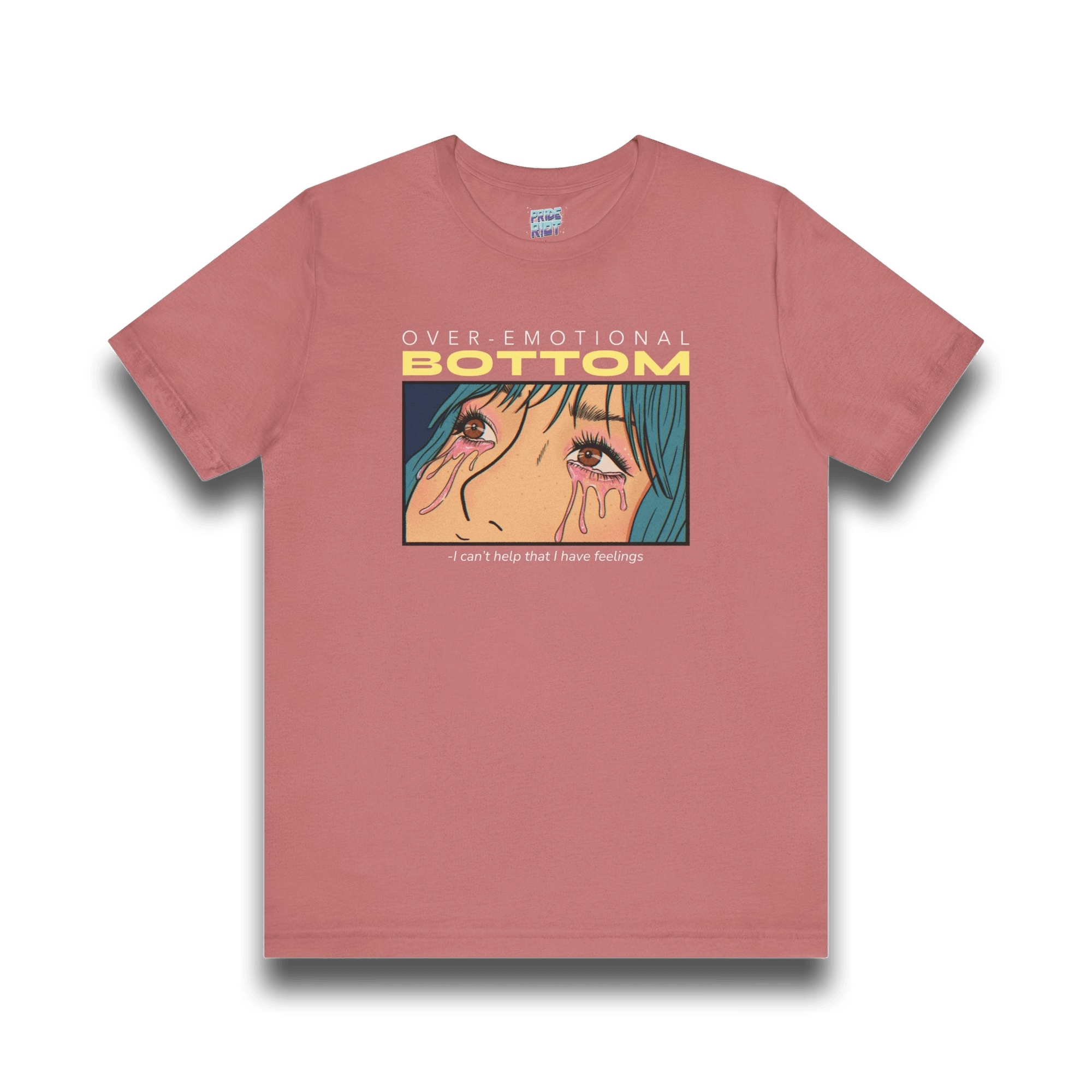 Unisex t-shirt with Club Riot graphic design – queer streetwear tee
