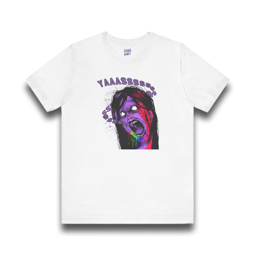 Unisex t-shirt with Club Riot graphic design – queer streetwear tee