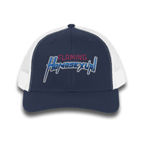 "Flaming Homosexual" Pride Embroidered Trucker Cap