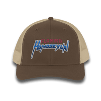 "Flaming Homosexual" Pride Embroidered Trucker Cap