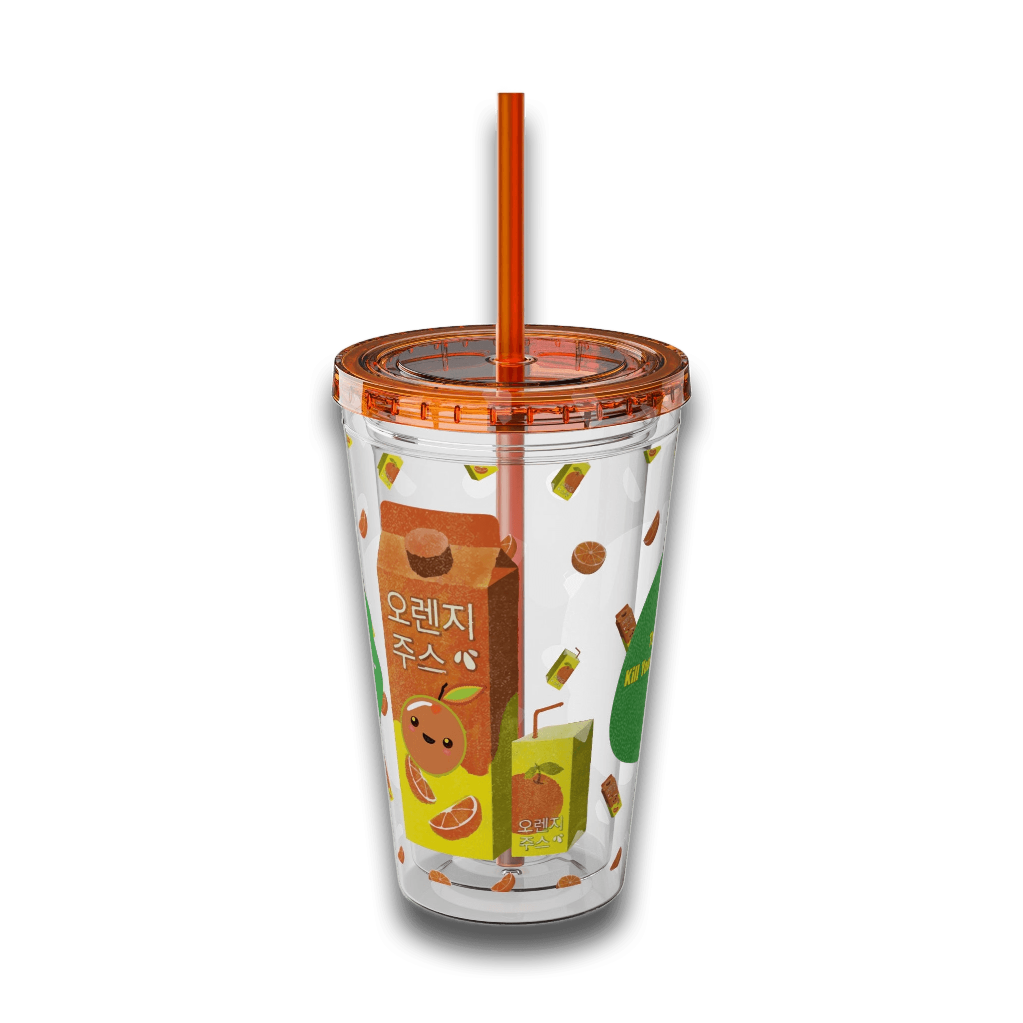 Orange Juice Tumbler – 16oz
