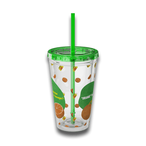 Orange Juice Tumbler – 16oz