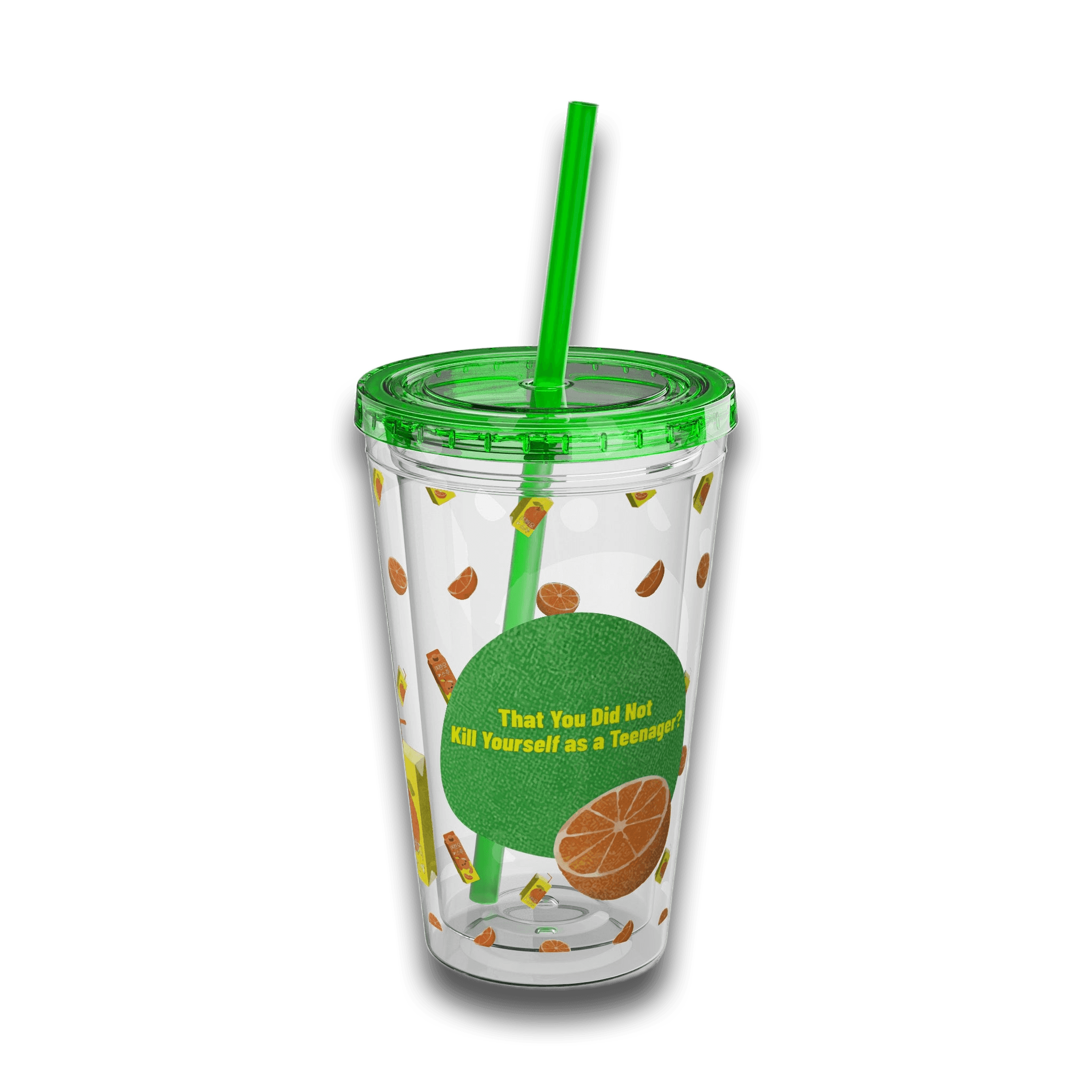 Orange Juice Tumbler – 16oz