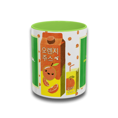 Orange Mug – Cheerful Ceramic