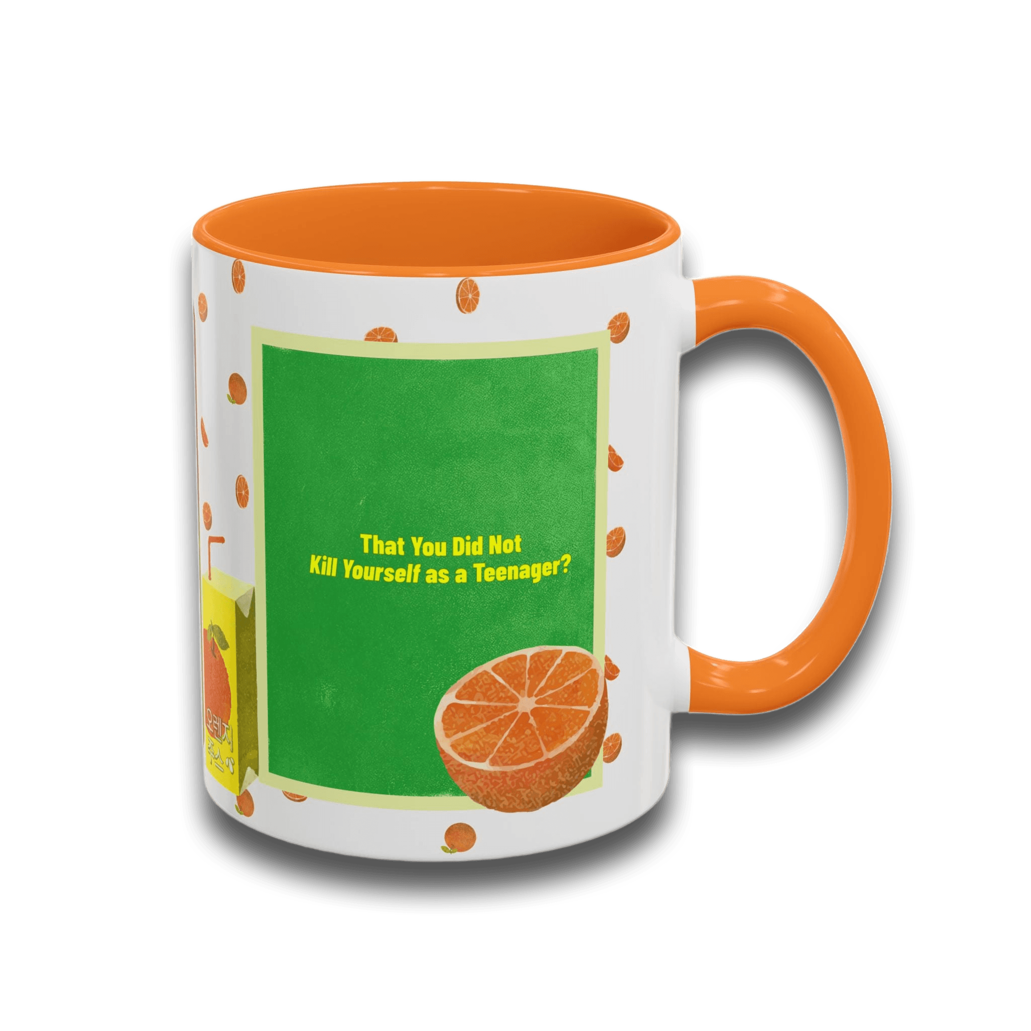Orange Mug – Cheerful Ceramic