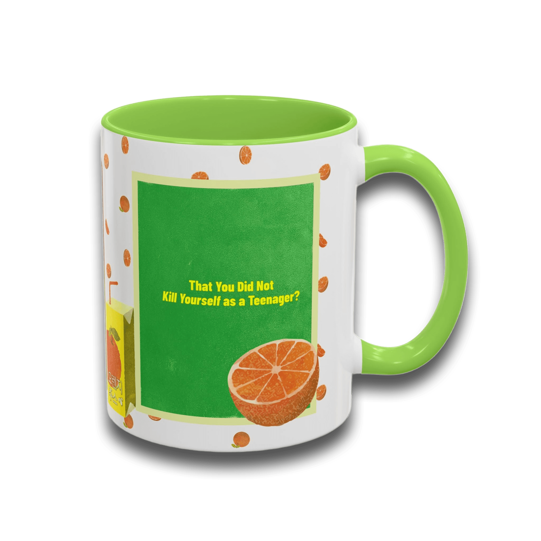 Orange Mug – Cheerful Ceramic