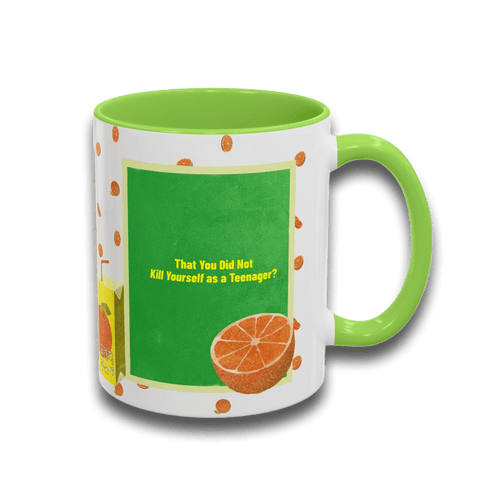 Orange Mug – Cheerful Ceramic